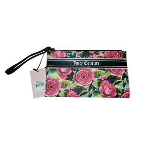 NWT Juicy Couture Floral Wristlet